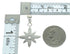 Sterling Silver Flower Turquoise Inlay Pendant MX65361