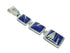 Silver Lapis And Opal Inlay Southwest Pendant MX64013