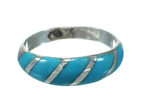 Authentic Sterling Silver Turquoise Southwest Ring Size 6-1/4 YX79420