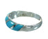 Authentic Sterling Silver Turquoise Southwest Ring Size 6-1/4 YX79420