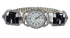 Mother Of Pearl Black Jade Genuine Sterling Silver Watch VX63984
