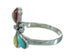 Multicolor Inlay Genuine Sterling Silver Dragonfly Ring Size 5-1/4 AX79309