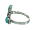 Southwest Turquoise Genuine Sterling Silver Dragonfly Ring Size 8-1/2 AX79445