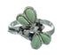 Turquoise Inlay Southwest Silver Dragonfly Ring Size 6-1/4 AX79466