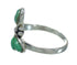 Turquoise Inlay Southwestern Silver Dragonfly Jewelry Ring Size 8 AX79483