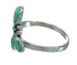 Silver Turquoise Inlay Dragonfly Jewelry Ring Size 7-1/2 AX79493