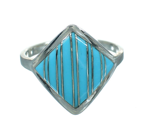 Silver Turquoise Southwest Ring Size 5-3/4 YX69809
