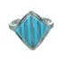 Silver Turquoise Southwest Ring Size 5-3/4 YX69809