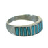 Turquoise Inlay And Sterling Silver Southwest Ring Size 6-1/4 YX69945