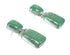 Genuine Sterling Silver Turquoise Post Dangle Earrings VX64238