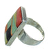 WhiteRock Sunset Sterling Silver Multicolor Ring Size 6-3/4 QX71456