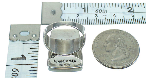 WhiteRock Sunset Sterling Silver Multicolor Ring Size 6-3/4 QX71456