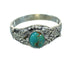 Silver Turquoise Southwestern Ring Size 5-1/4 YX81099