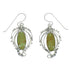 Southwest Turquoise Silver Hook Dangle Earrings RX65147