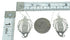 Southwest Turquoise Silver Hook Dangle Earrings RX65147