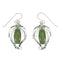 Turquoise Southwestern Sterling Silver Hook Dangle Earrings RX65150