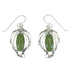 Turquoise Southwestern Sterling Silver Hook Dangle Earrings RX65150