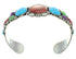 Southwest Genuine Sterling Silver And Multicolor Bracelet VX65013