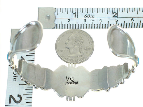 Southwest Genuine Sterling Silver And Multicolor Bracelet VX65013