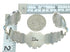 Southwest Genuine Sterling Silver And Multicolor Bracelet VX65013