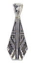 Authentic Sterling Silver Multicolor Reversible Southwest Pendant MX64965