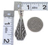Authentic Sterling Silver Multicolor Reversible Southwest Pendant MX64965