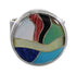 Sterling Silver Multicolor Southwestern Ring Size 5 YX77515