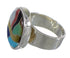 Sterling Silver Multicolor Southwestern Ring Size 5 YX77515
