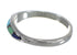 Multicolor Southwest And Sterling Silver Ring Size 8-1/4 QX78147