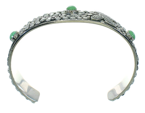 Southwest Sterling Silver Turquoise Dragonfly Butterfly Bracelet Jewelry VX65200