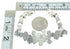 Turquoise And Authentic Sterling Silver Jewelry Link Bracelet VX65228