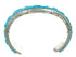 Genuine Sterling Silver Turquoise Inlay Cuff Bracelet VX65396