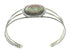 Sterling Silver Multicolor Inlay Native American Village Design Bracelet RX69132