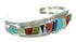Southwestern Sterling Silver Multicolor Cuff Bracelet AX78118