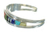 Southwestern Sterling Silver Multicolor Cuff Bracelet AX78118