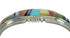 Southwestern Sterling Silver Multicolor Cuff Bracelet AX78118