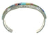 Southwestern Sterling Silver Multicolor Cuff Bracelet AX78118