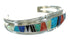 Southwestern Silver Multicolor Cuff Bracelet AX78121