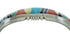 Southwestern Silver Multicolor Cuff Bracelet AX78121