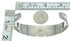 Southwestern Silver Multicolor Cuff Bracelet AX78121