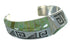 Turquoise Southwest Sterling Silver Water Wave Cuff Bracelet AX77964