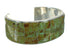 Turquoise Inlay Silver Southwestern Cuff Bracelet AX77996