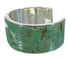 Southwestern Turquoise Inlay Silver Cuff Bracelet AX78007
