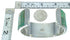 Southwestern Turquoise Inlay Silver Cuff Bracelet AX78007