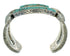 Southwestern Turquoise Inlay Genuine Sterling Silver Cuff Bracelet AX78010