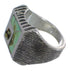 Southwestern Turquoise And Sterling Silver Ring Size 4-3/4 WX80865