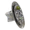 Turquoise And Sterling Silver Water Wave Bear Southwestern Ring Size 5-1/4 WX81021