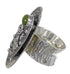 Turquoise And Sterling Silver Water Wave Bear Southwestern Ring Size 5-1/4 WX81021