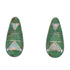 Southwestern Turquoise And Opal Silver Post Earrings WX66532