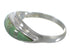 Turquoise Inlay Silver Southwest Ring Size 5-3/4 YX81372